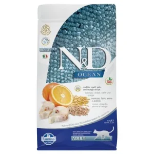 Farmina N&D Ocean Adult bacalao y naranja para gatos 1,5 kg