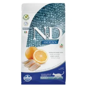 Farmina N&D Ocean Adult sin cereales con arenque y naranja 1,5 kg