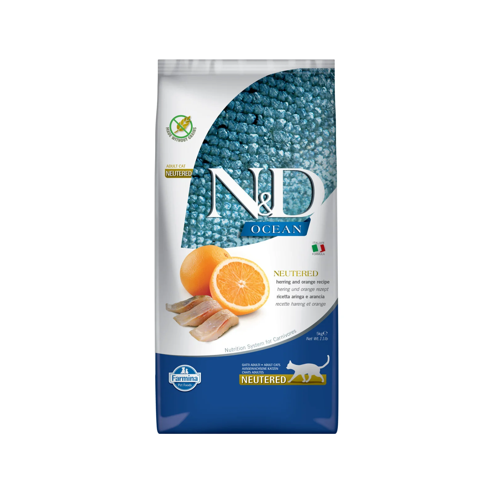Farmina N&D Ocean Neutered Cat - Herring & Orange - Image 2