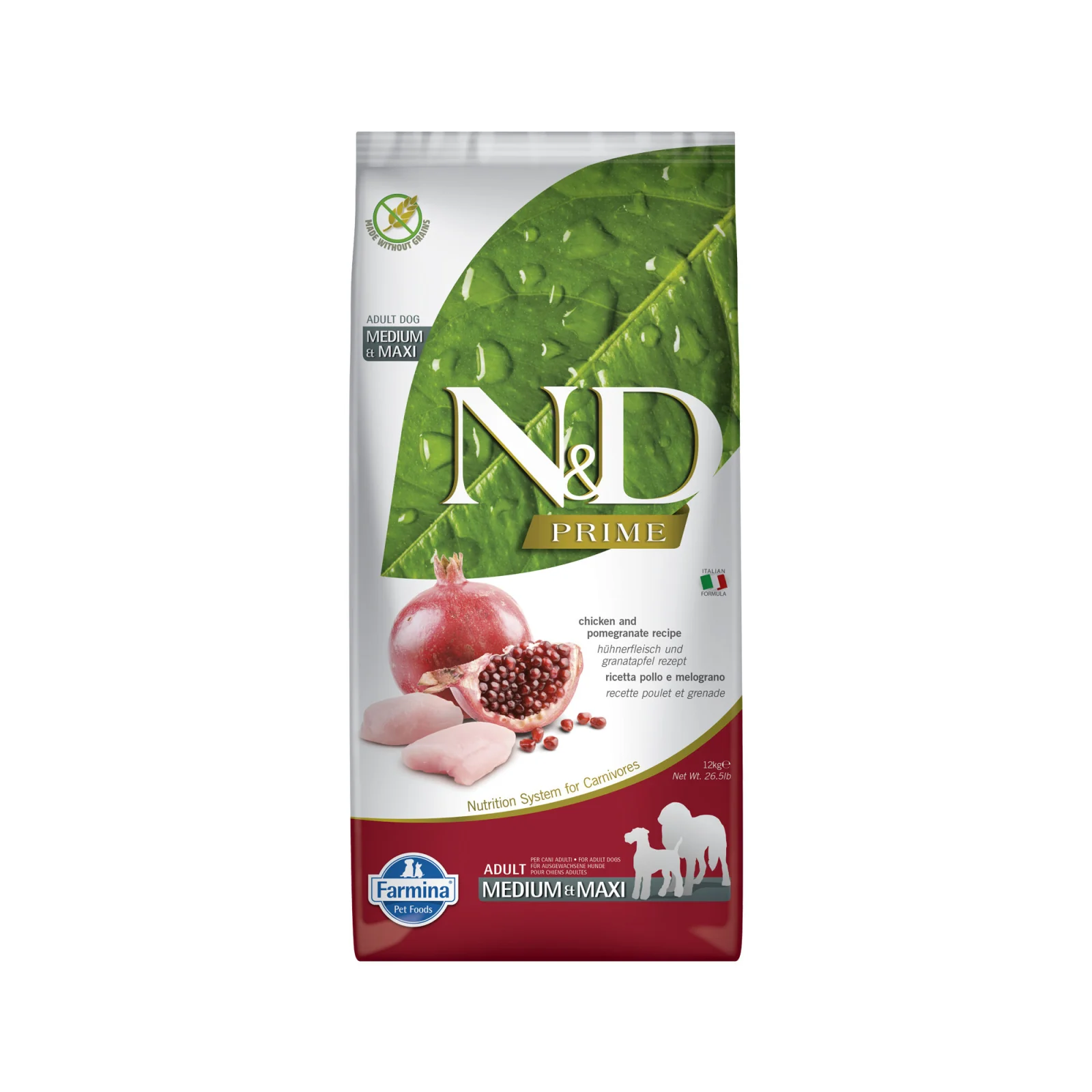 Farmina N&D Prime Adult Medium & Maxi Comida para perros - Pollo y granada - Image 2