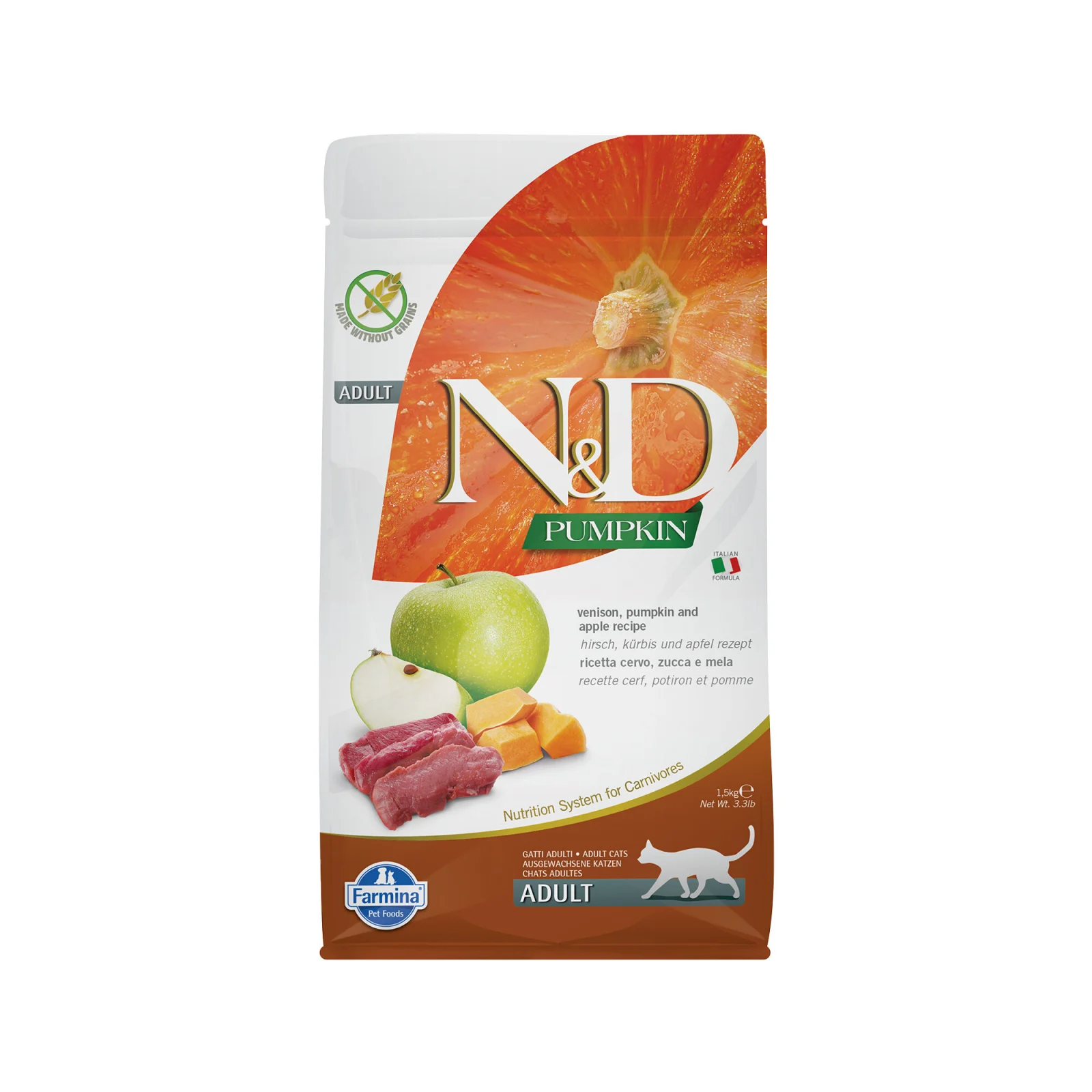 Farmina N&D Pumpkin Adult Comida para Gatos - Venado