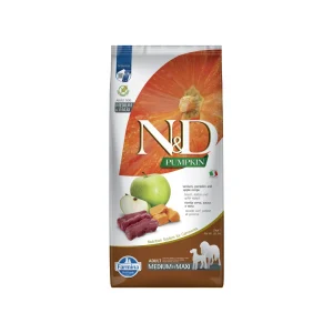 Farmina N&D Pumpkin Ciervo y Manzana Perro Adulto Medium & Maxi