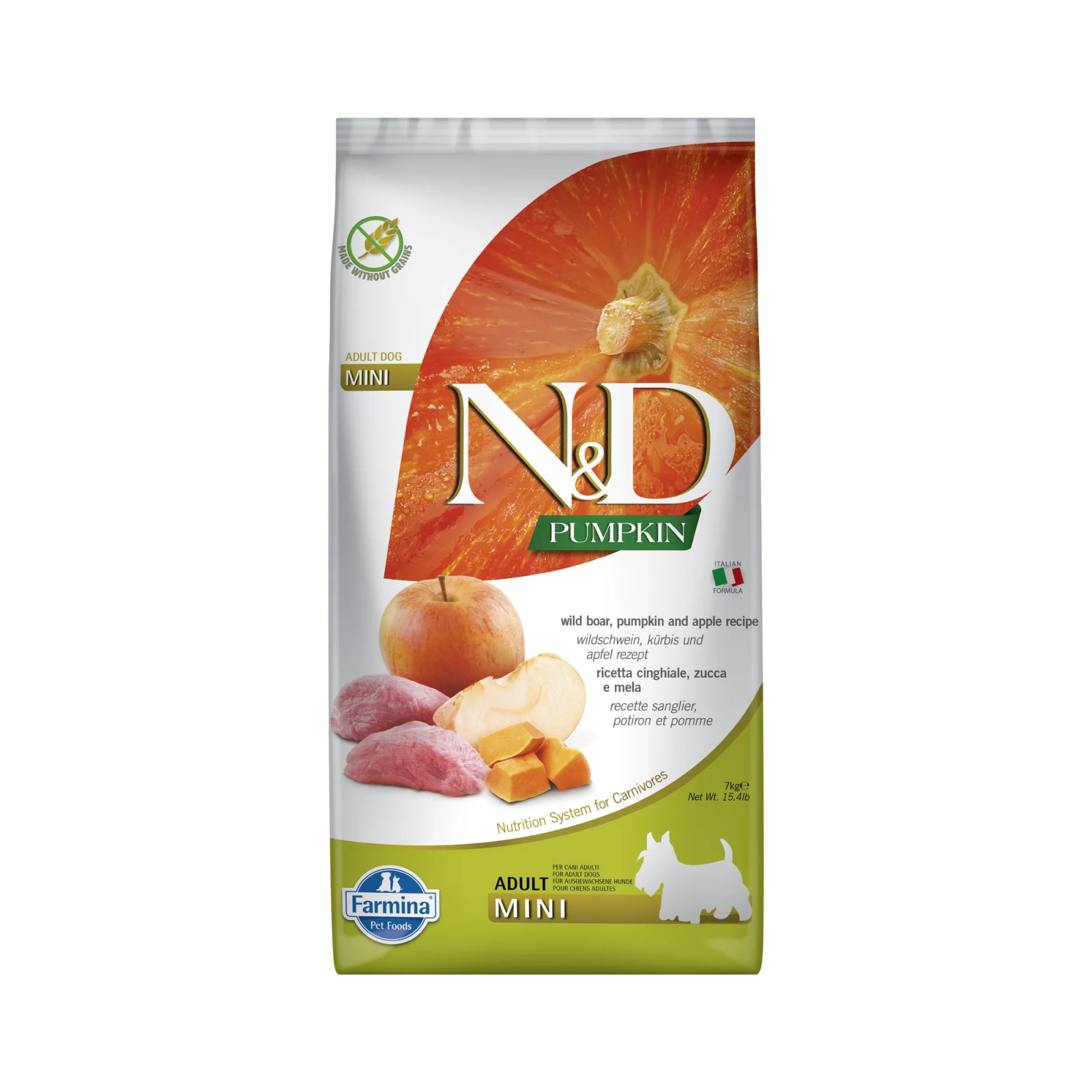 Farmina N&D Pumpkin Jabalí y Manzana Adult Dog Mini - Image 2