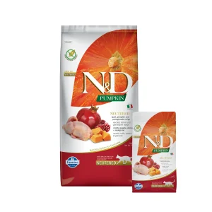 Farmina N&D Pumpkin Neutered Comida para Gatos - Codorniz