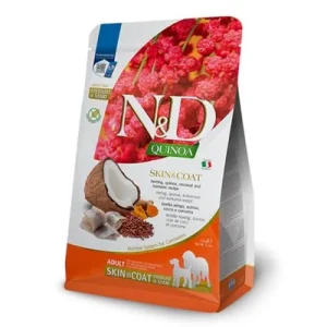 Farmina N&D Quinoa Piel y Pelaje Adulto con arenque y cúrcuma 7 kg