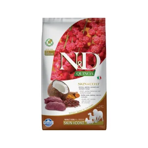 Farmina N&D Quinoa Skin & Coat Adult Medium & Maxi Alimento para perros - Venado