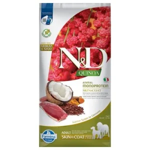 Farmina N&D Quinoa Skin & Coat Medium/Maxi pato, coco y cúrcuma 7 kg