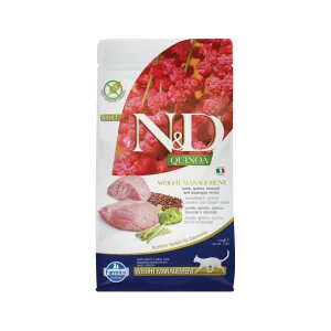 Farmina N&D Quinoa Weight Management Adult Gatos - Cordero