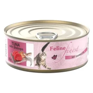 Feline Finest 6 x 85 g comida húmeda para gatos Atún con gambas