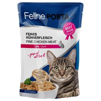 Feline Porta 21 6 x 100 g en sobres para gatos - Pack de prueba Pack mixto