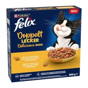 Felix Doblemente delicioso pollo y pavo 800 g