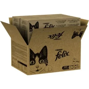 Felix Estándar 80 x 85 g - Megapack Ahorro Pack mixto de pescado (4 variedades)