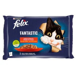 Felix Fantastic Festin de Carnes 4x85g y 12x(4x85g)