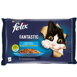 Felix Fantastic Festin del Mar 4x85g y Caja 12x(4x85g)