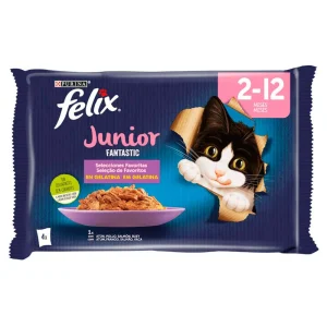 Felix Fantastic Junior Grill 4,85g y 12x(4x85g)