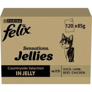 Felix Sensations 120 x 85 g - Jumbopack Selección en gelatina