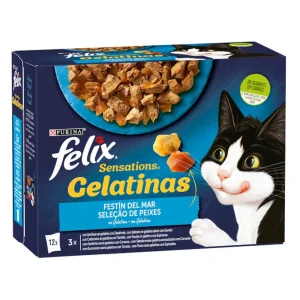 Felix Sensations Pescados en Sabrosas Gelatinas pack 12x85g
