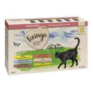 Feringa Classic Meat Menu 12 x 85 g en bolsitas Pack mixto I: 6 variedades