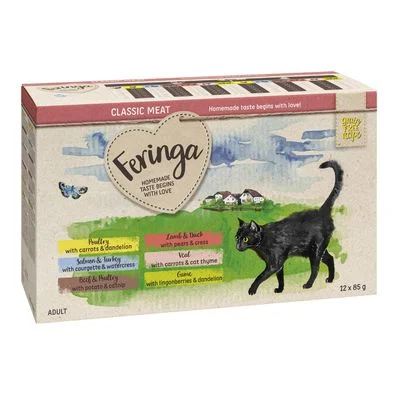 Feringa Classic Meat Menu 24 x 85 g en bolsitas - Pack Ahorro Pack mixto I: 6 variedades