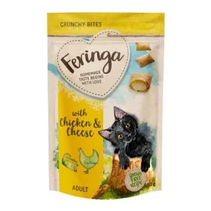 Feringa Crunchy Bites con pollo y queso para gatos 30 g