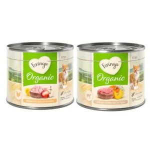 Feringa Organic Kitten 6 x 200 g Pack mixto (2 variedades)