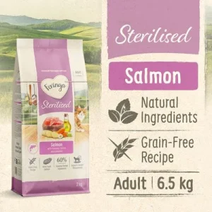 Feringa pienso para gatos - Pack Ahorro NUEVO: Adult Sterilised salmón (2 x 6,5 kg)