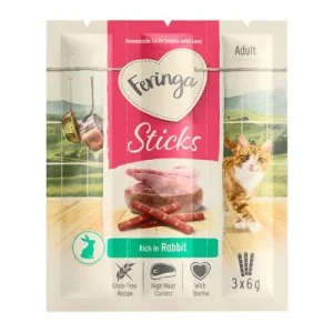 Feringa Sticks con conejo 3 x 6 g