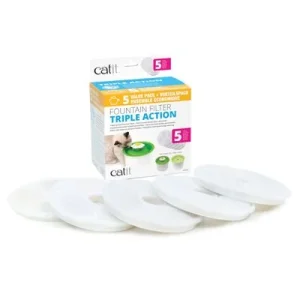 Filtros de recambio de fuentes y bebederos Catit