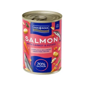 Fish4Dogs Finest Complete Wetfood - Salmón