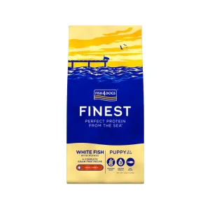 Fish4Dogs Finest Puppy Complete - Pescado Blanco Croqueta Pequeña