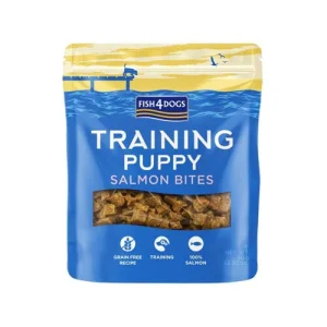 Fish4Dogs Puppy Training Salmon Bites Snacks para perros