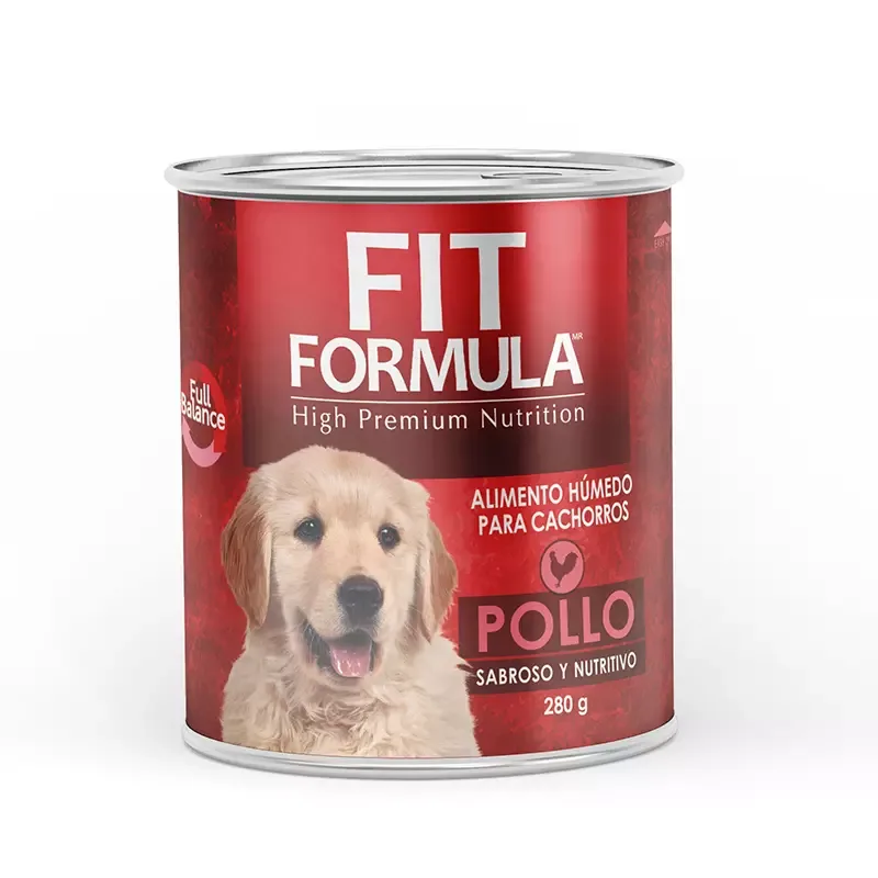 Fit Formula Lata para perro cachorro pollo