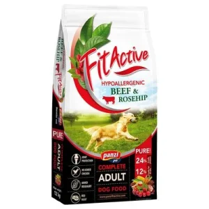 FitActive Pure Hypoallergenic vacuno y rosa mosqueta 12 kg