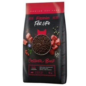 Fitmin Cat For Life Castrate con vacuno 8 kg