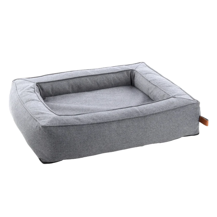 Flamingo Carlota Rectángulo Gris con Cremallera Cama para perros - Image 2