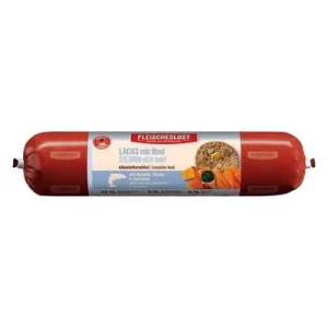 Fleischeslust Classic 6 x 800 g Salmón con vacuno con zanahoria, calabaza y espirulina