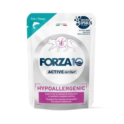 Forza 10 Hypoallergenic Active Vet Diet para gatos 12 x 80 g Pescado