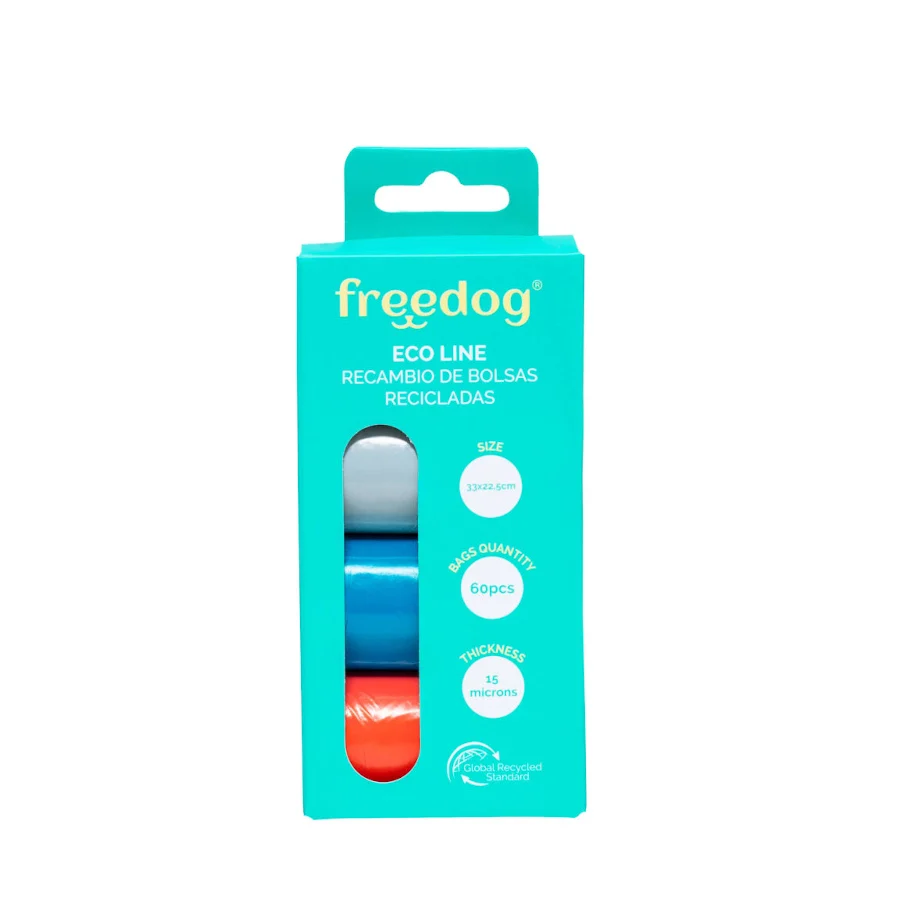 Freedog Eco Line Bolsas Higiénicas de Colores Variados para perros - Image 2