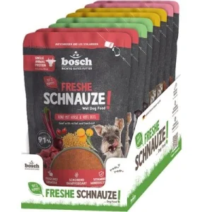 Freshe Schnauze comida húmeda 8 x 250 g Pack mixto (4 variedades)