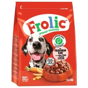 Frolic vacuno, zanahorias y cereales 7,8 kg (3 x 2,6 kg)