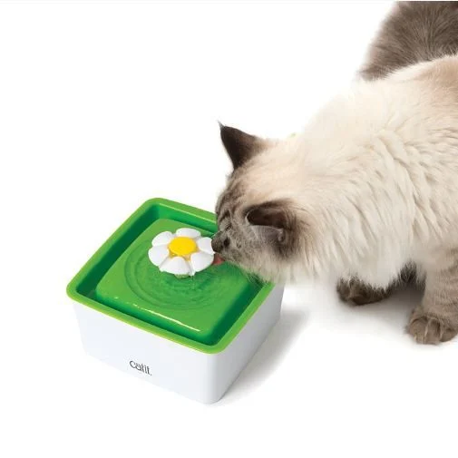 FUENTE CAT IT FLOWER GREEN CUADRADA