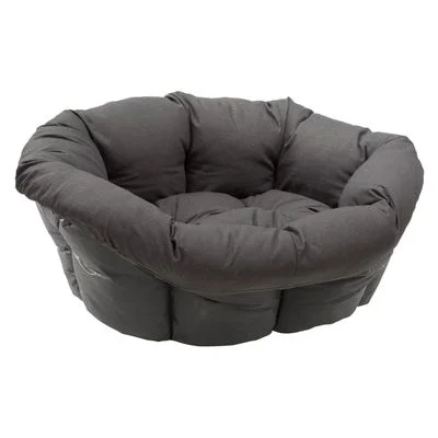 Funda Sofà antracita para cesta Ferplast Siesta Deluxe (sin cesta) Tamaño 4: 64 x 48 x 25 cm (L x An x Al)