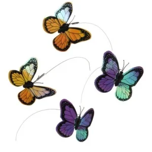 Funny Butterfly Mariposas de repuesto Set de 4 unidades