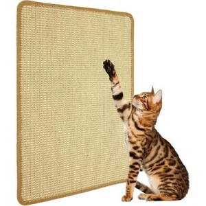 FurryFusion Alfombrilla rascador gatos, alfombrilla rascador, suelo
