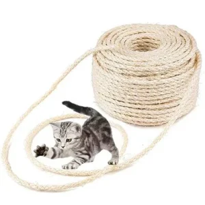 FurryFusion Cuerda de sisal natural, 10 mm, 15 m