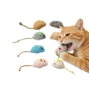 FurryFusion Juguete de peluche de ratón para gatos Artículo 1