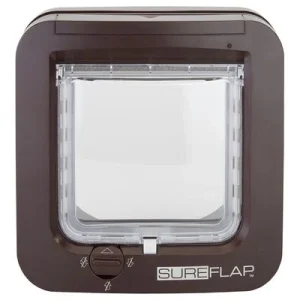 Gatera SureFlap con microchip marrón