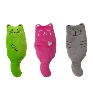 Gatitos de peluche de Aumüller con menta para gatos Pack de 3 unidades