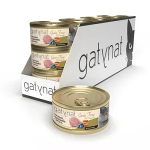 Gatynat Grain Free Pavo, Arándanos y Batata 12 x 85 g