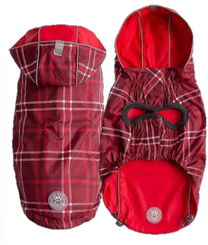 GFPET IMPERMEABLE REVERSIBLE ROJO